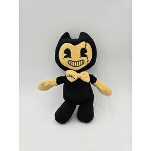 PhatMojo Bendy And The Ink Machine Plush Black Yellow 10” Stuffed Animal